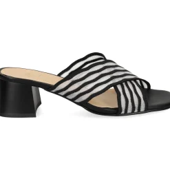 MISS ELASTIC Sandalias con tacón de Mujer 70072 05 NEGRO