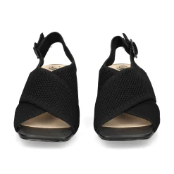 MISS ELASTIC Sandalias con tacón de Mujer 73040 05 NEGRO