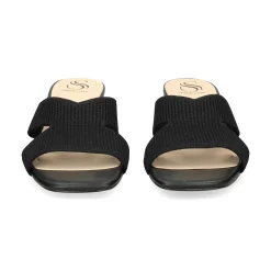 MISS ELASTIC Sandalias con tacón de Mujer 73033 05 NEGRO