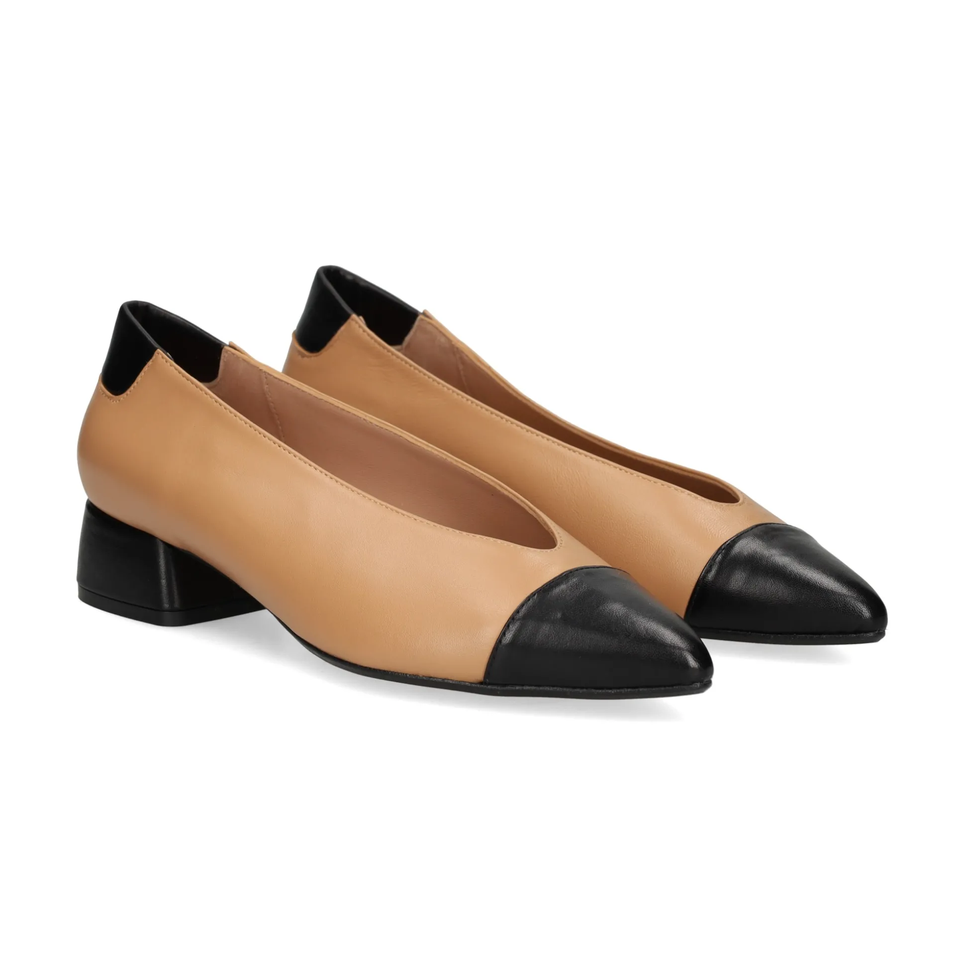 MIUXA Bailarinas de Mujer PILVI NEGRO/ALMENDRA