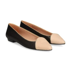 MIUXA Bailarinas de Mujer ZIZAGUE LAGO/NEGRO