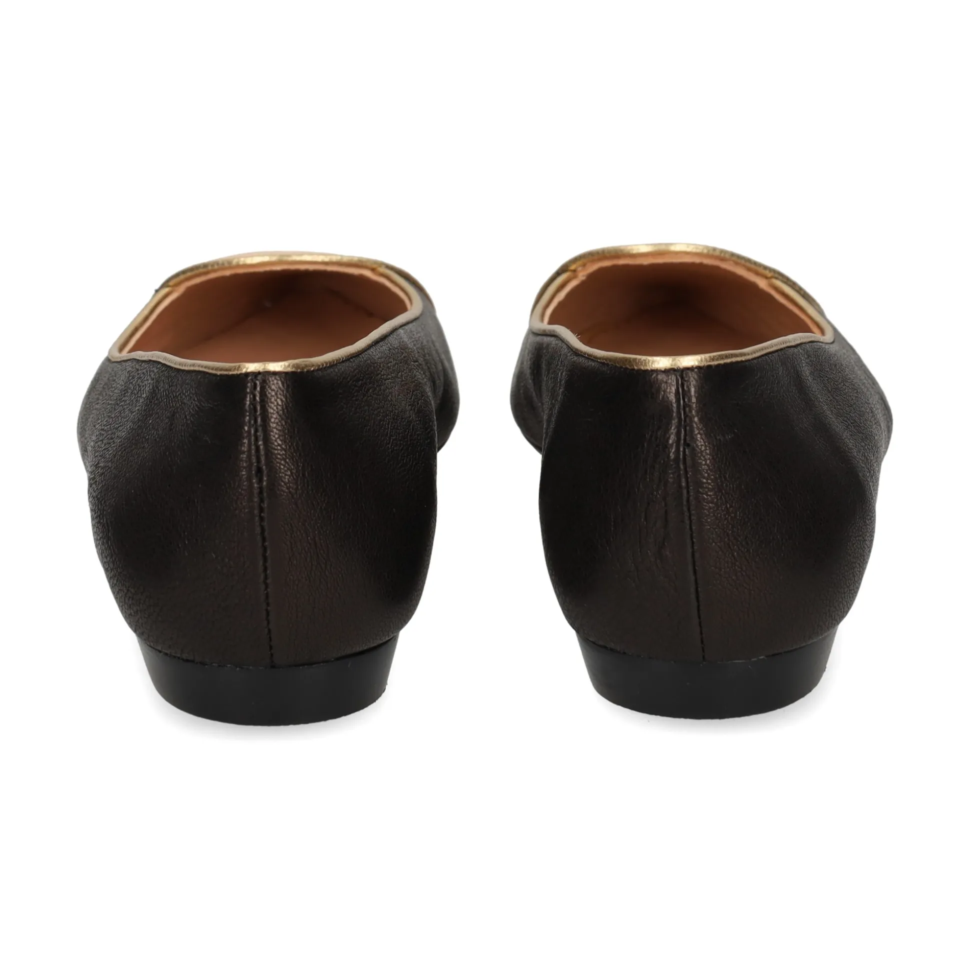 MIUXA Bailarinas de Mujer ZIZAGUE LAGO/NEGRO