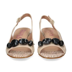 MIUXA Sandalias con tacón de Mujer VEROCA LAPONIA/BEIGE