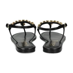 MIUXA Sandalias planas de Mujer XAVI NEGRO