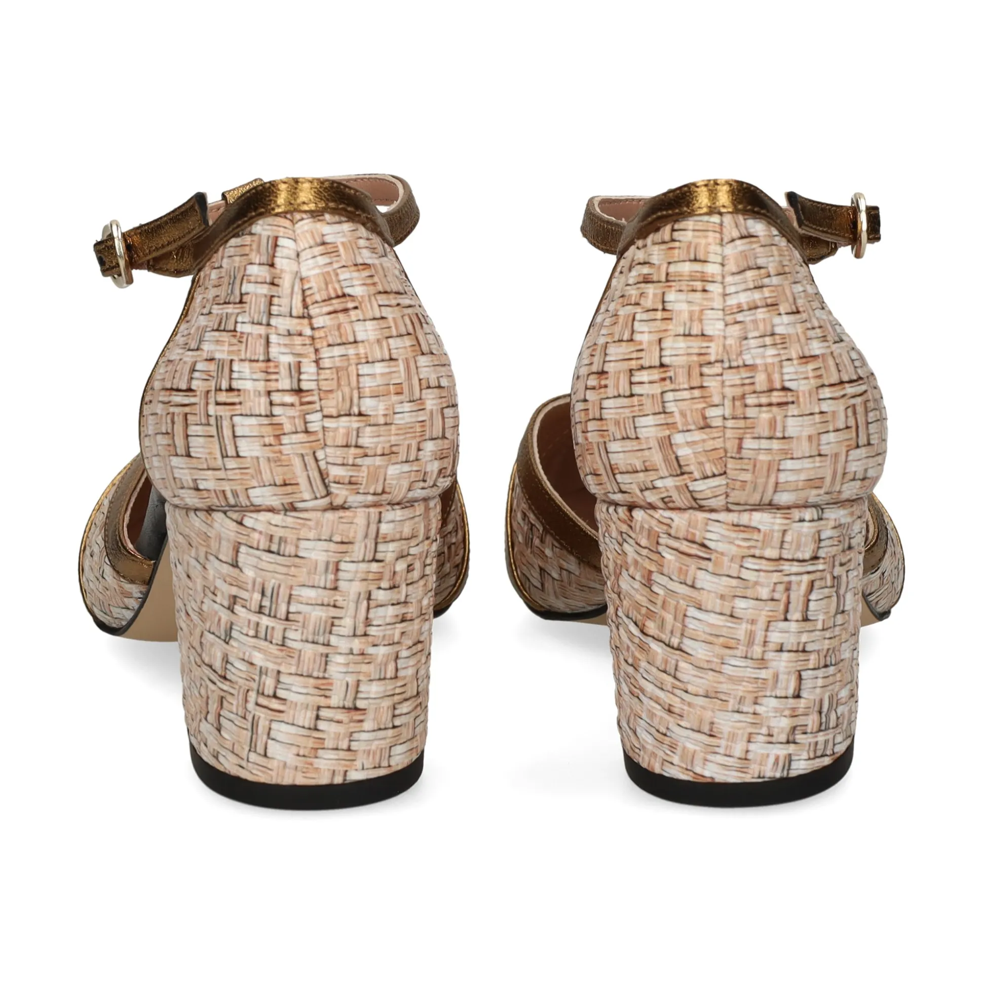 MIUXA Zapatos de tacón bajo Nº 1 NEGRO/LIM/NEPT