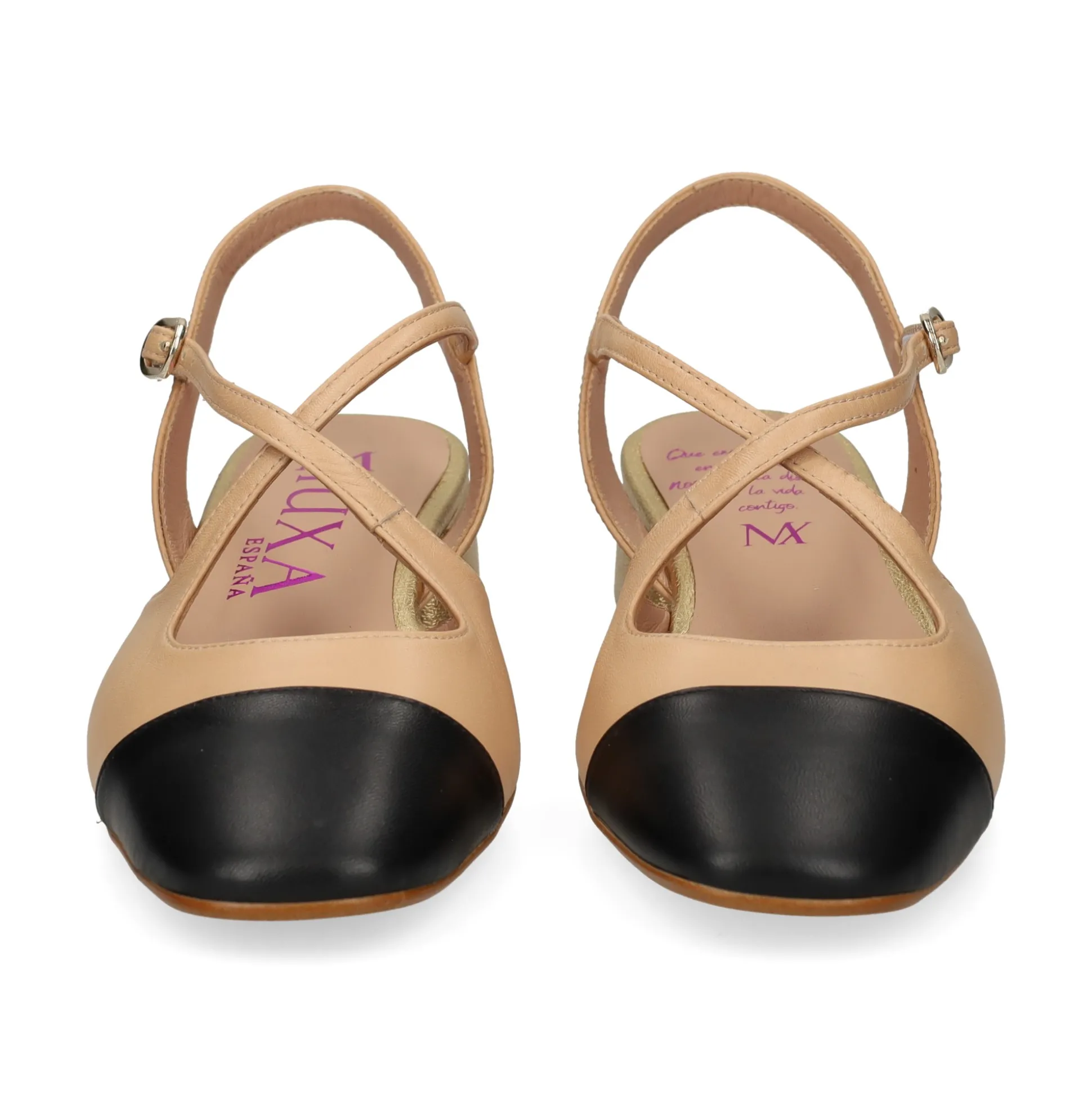 MIUXA Zapatos de tacón bajo UMA NEGRO/CHE/LING