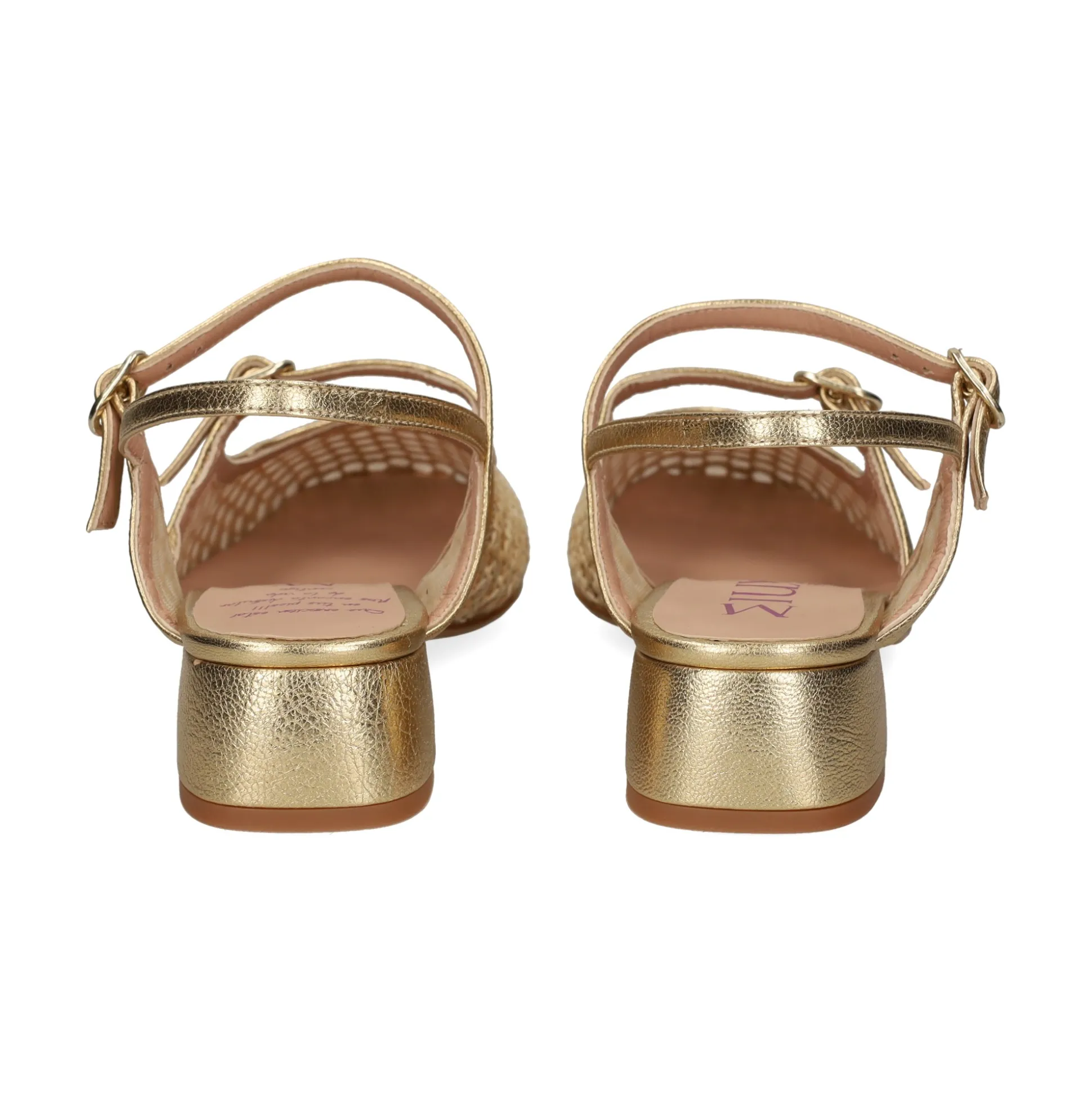 MIUXA Zapatos de tacón bajo UJAMI BASKET/LINGOTE