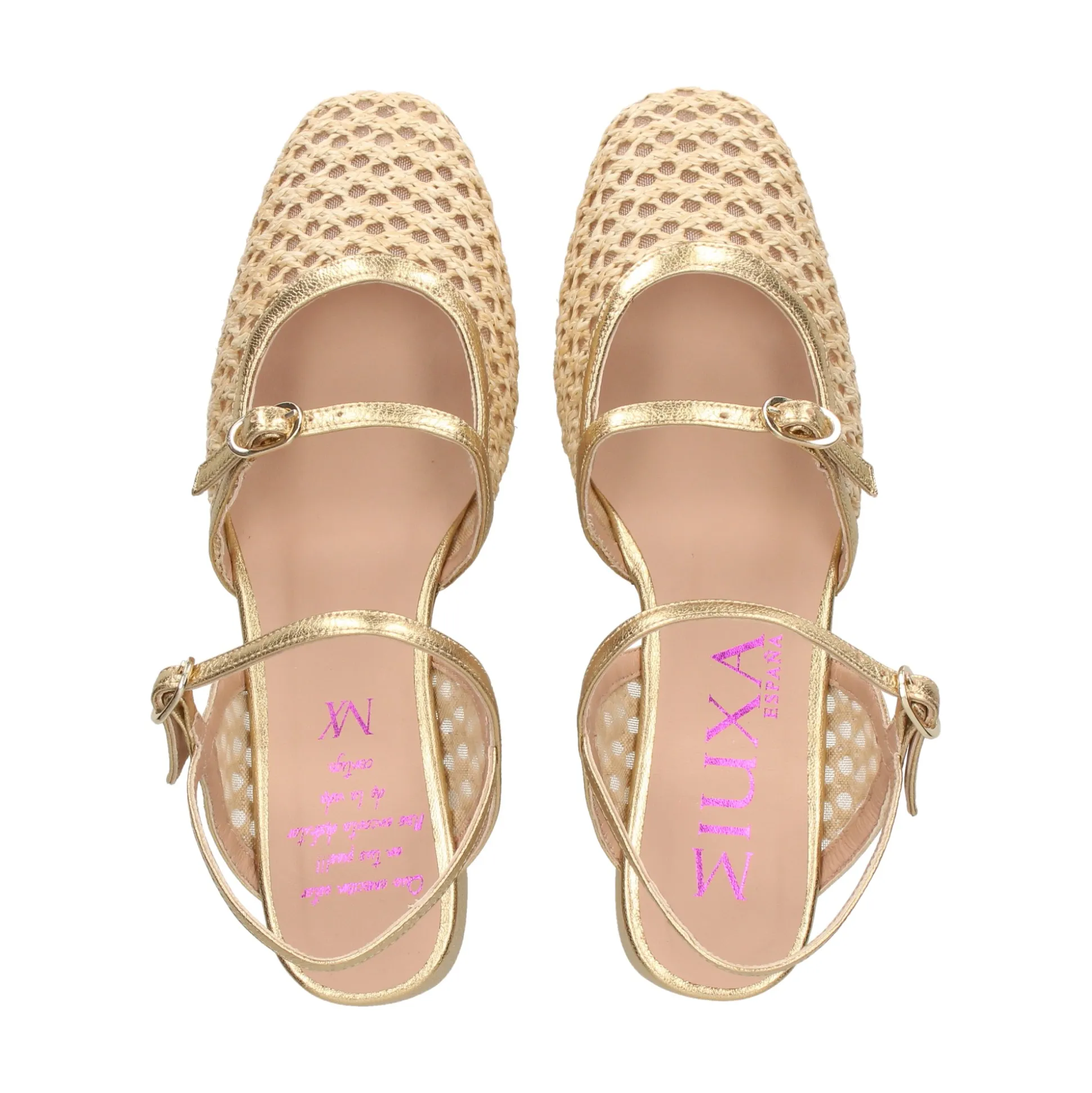 MIUXA Zapatos de tacón bajo UJAMI BASKET/LINGOTE