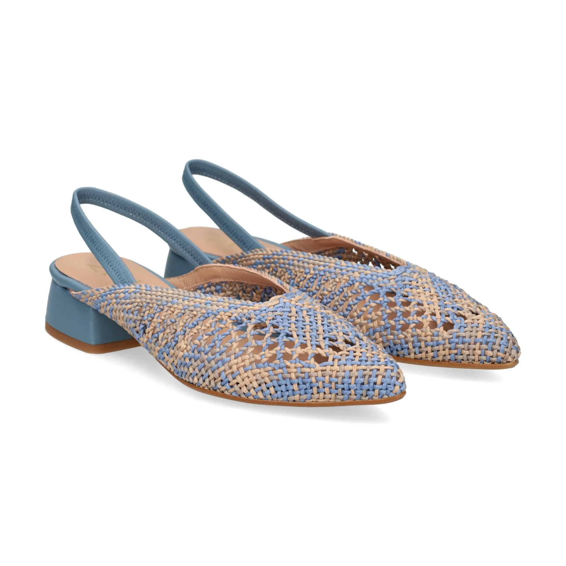 MIUXA Zapatos de tacón bajo PERA MULTI AZUL