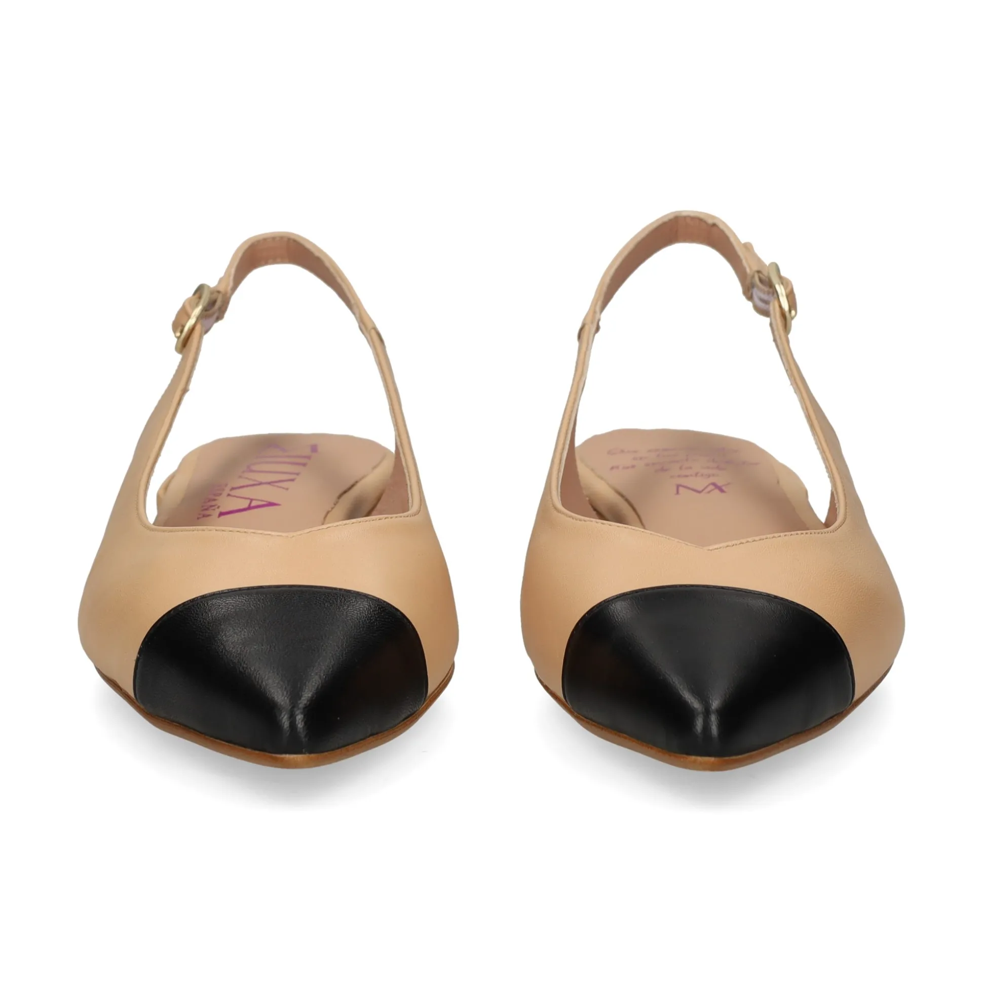 MIUXA Zapatos planos de Mujer ZAMY NEGRO/CHERISH