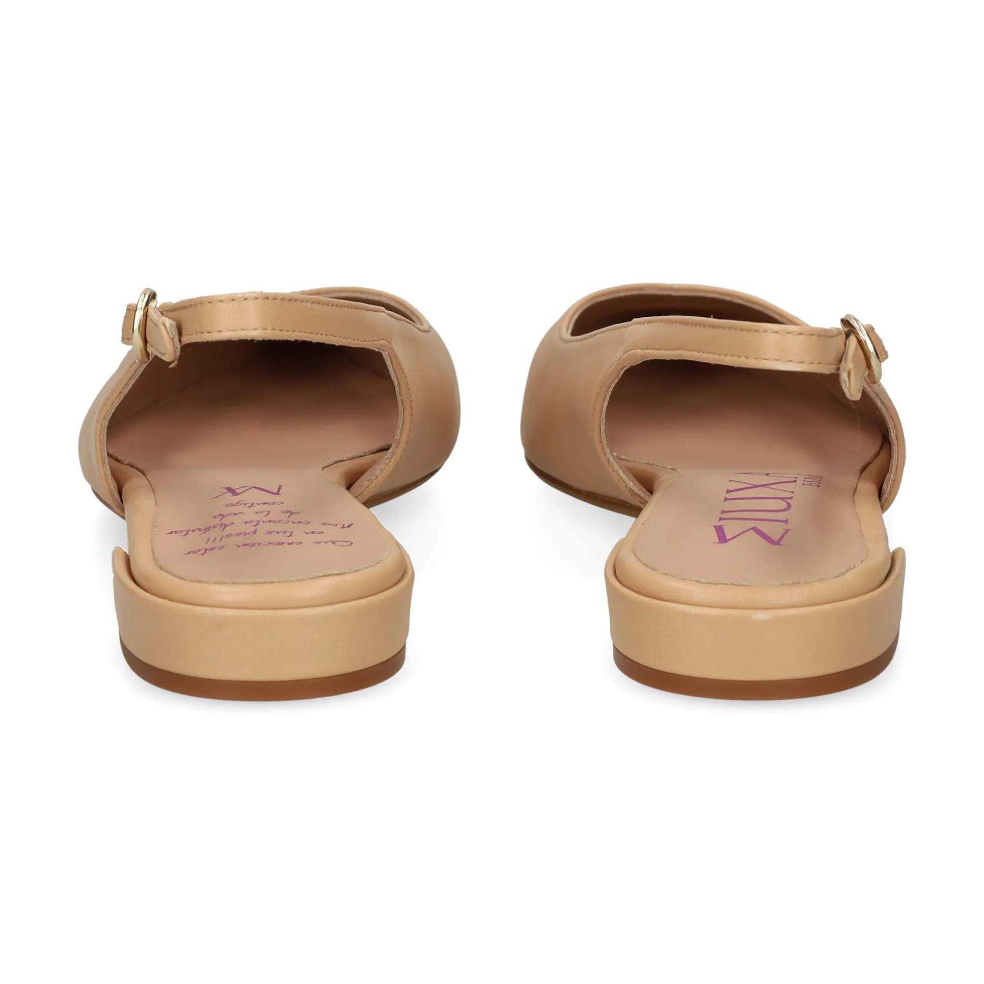 MIUXA Zapatos planos de Mujer ZAMY NEGRO/CHERISH