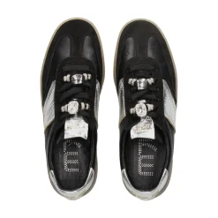 MJUS Zapatillas de Mujer T94172 NERO+ARGENTO