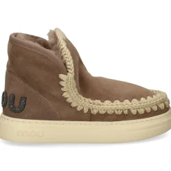 MOU Botines planos de Mujer Eskimo sneak bold glitter logo ELGRY