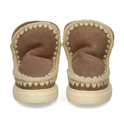 MOU Botines planos de Mujer Eskimo sneak bold glitter logo ELGRY