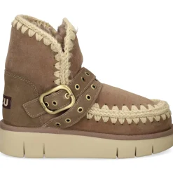 MOU Botines planos de Mujer Bounce boot buckle strap ELGRY