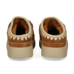 MOU Zuecos de Mujer Bounce welt clog suede COG