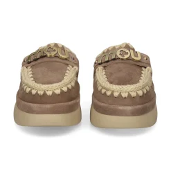 MOU Zuecos de Mujer Bounce welt clog suede ELGRY