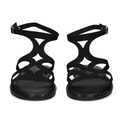 MYCONIAN Sandalias planas de Mujer 2133 NEGRO