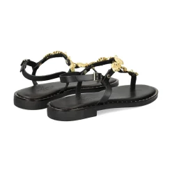 MYCONIAN Sandalias planas de Mujer 221582 NEGRO