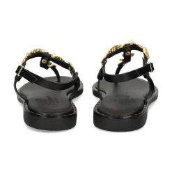 MYCONIAN Sandalias planas de Mujer 221582 NEGRO