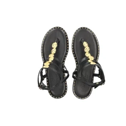 MYCONIAN Sandalias planas de Mujer 221082 NEGRO