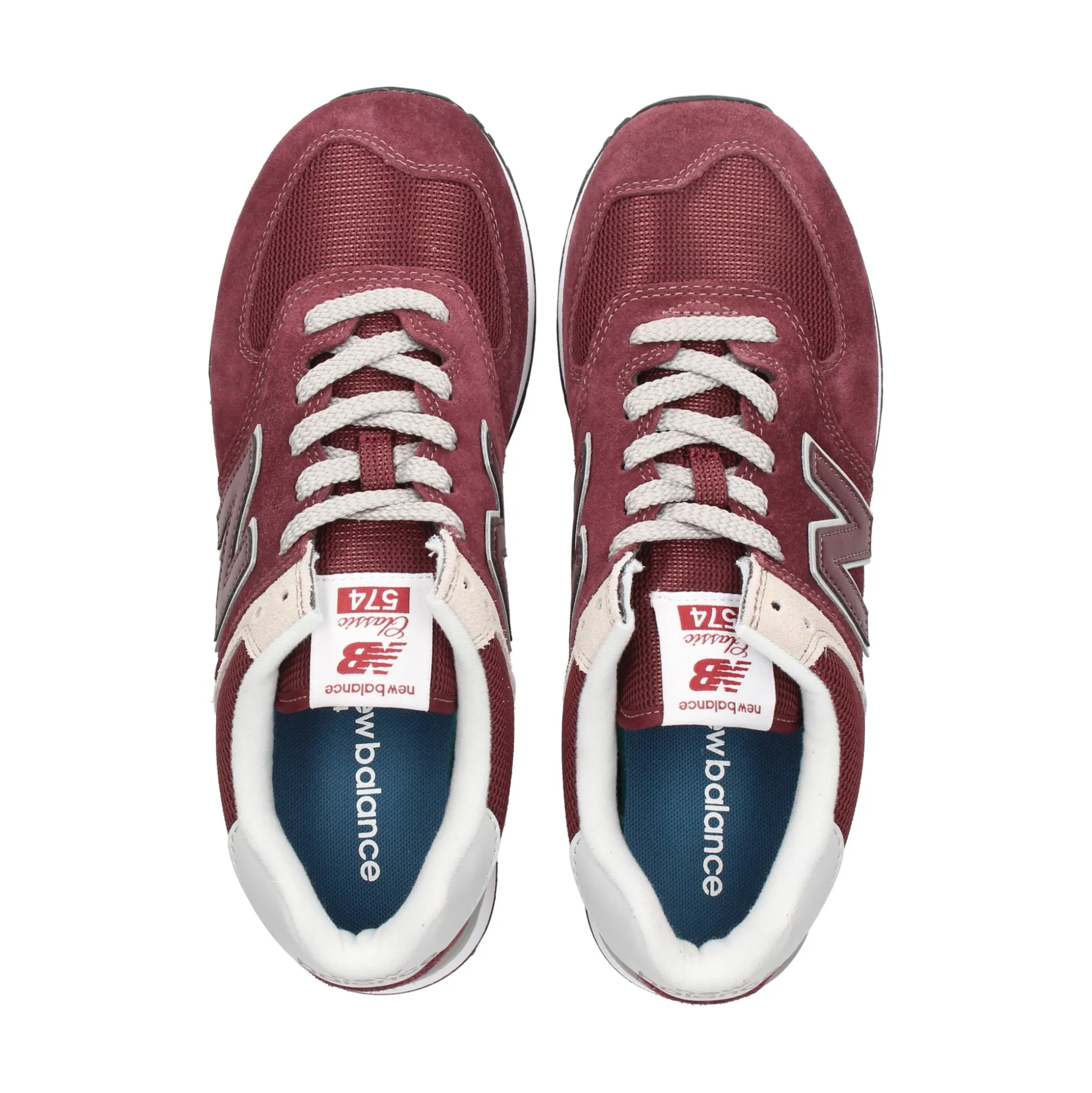 NEW BALANCE Zapatillas de Hombre ML574 EVM BURGUNDY