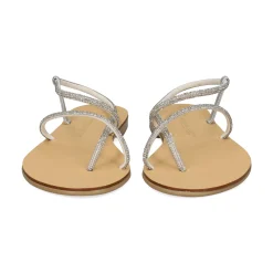 NICOLAS LAINAS Sandalias planas de Mujer 67-TC BLANCO