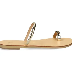 NICOLAS LAINAS Sandalias planas de Mujer 313L-T GOLD