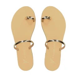 NICOLAS LAINAS Sandalias planas de Mujer 313L-T GOLD