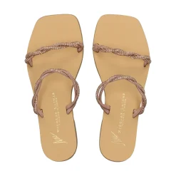 NICOLAS LAINAS Sandalias planas de Mujer Q43-TC COBRE