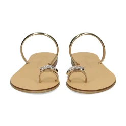 NICOLAS LAINAS Sandalias planas de Mujer 243-T ORO