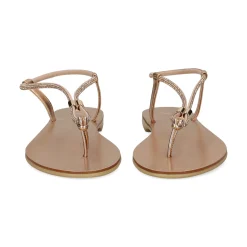 NICOLAS LAINAS Sandalias planas de Mujer 53-TCM COBRE