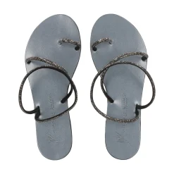 NICOLAS LAINAS Sandalias planas de Mujer 63-TCM GRAFITO