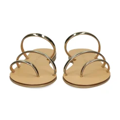 NICOLAS LAINAS Sandalias planas de Mujer 27-T ORO