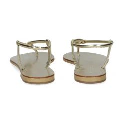 NICOLAS LAINAS Sandalias planas de Mujer 53-GM ORO