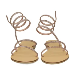 NICOLAS LAINAS Sandalias planas de Mujer 64-CE COBRE