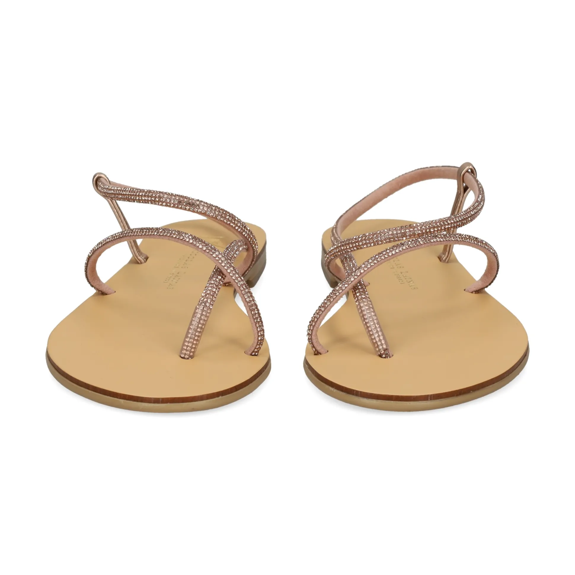 NICOLAS LAINAS Sandalias planas de Mujer 67-TC COBRE