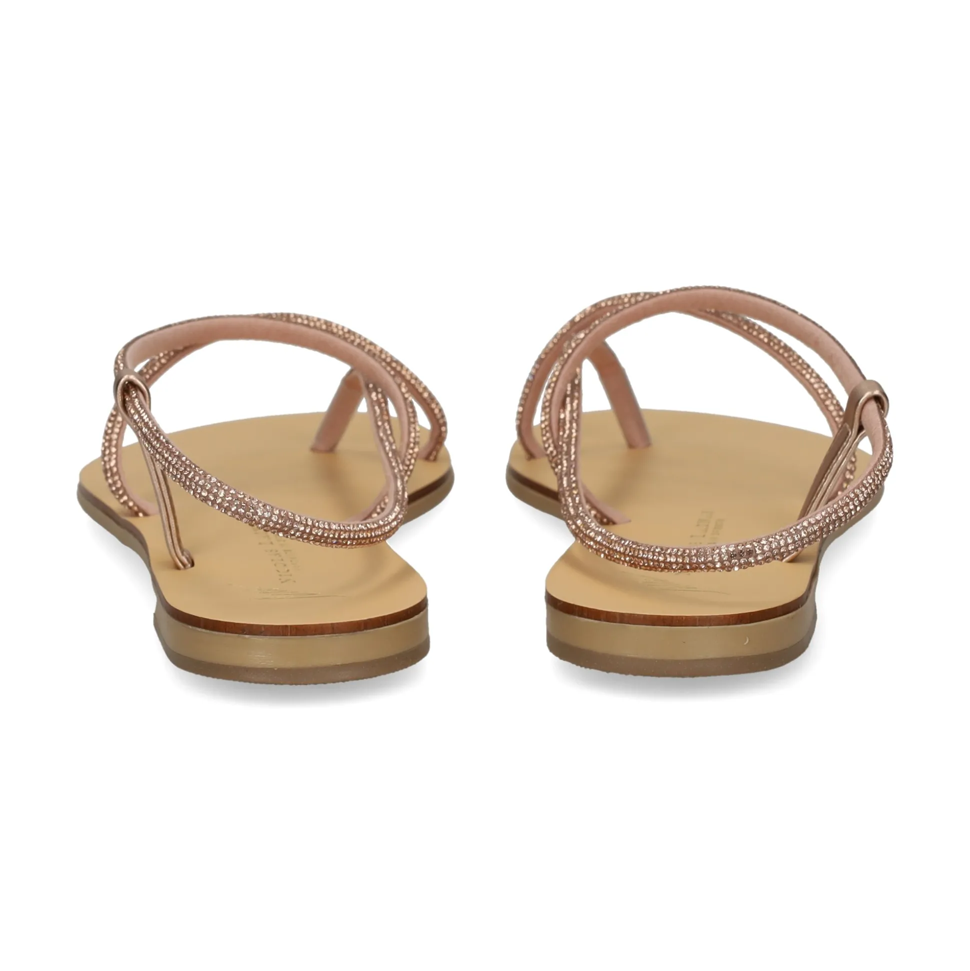 NICOLAS LAINAS Sandalias planas de Mujer 67-TC COBRE