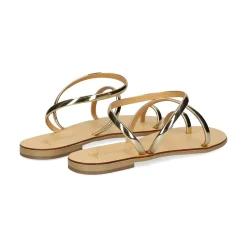 NICOLAS LAINAS Sandalias planas de Mujer 63-T ORO
