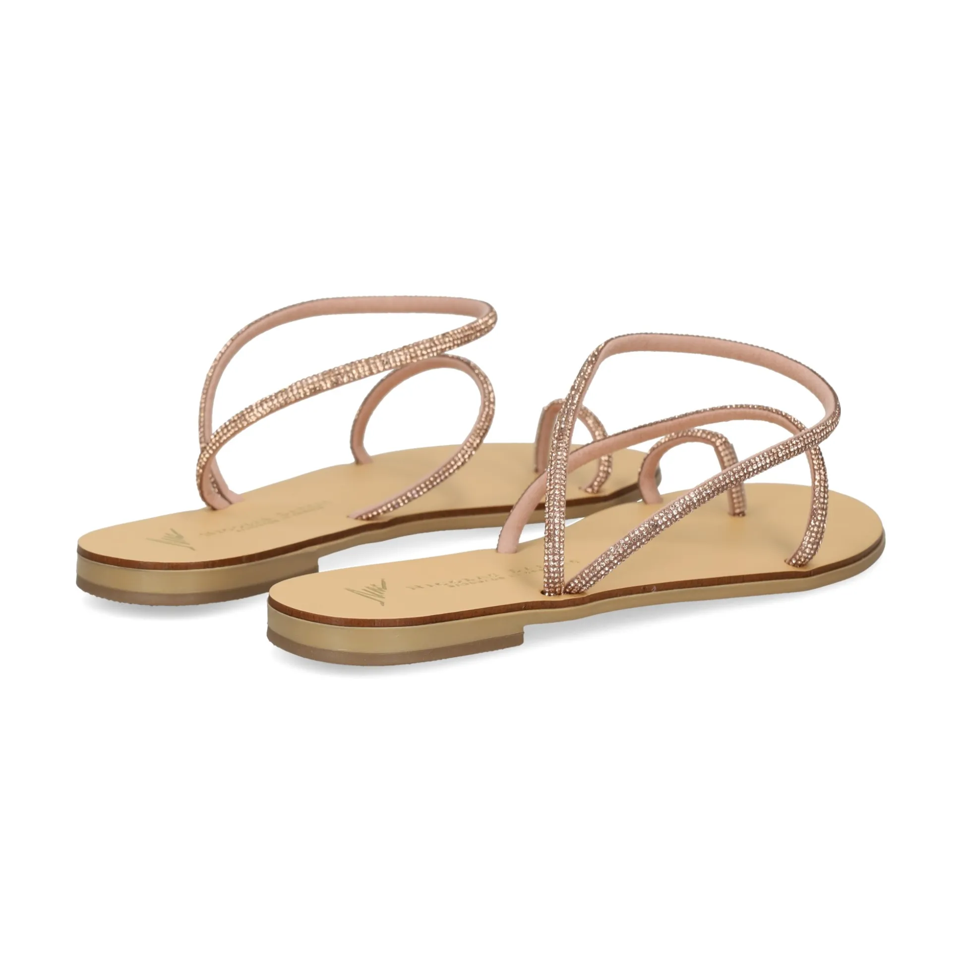 NICOLAS LAINAS Sandalias planas de Mujer 63-TC COBRE