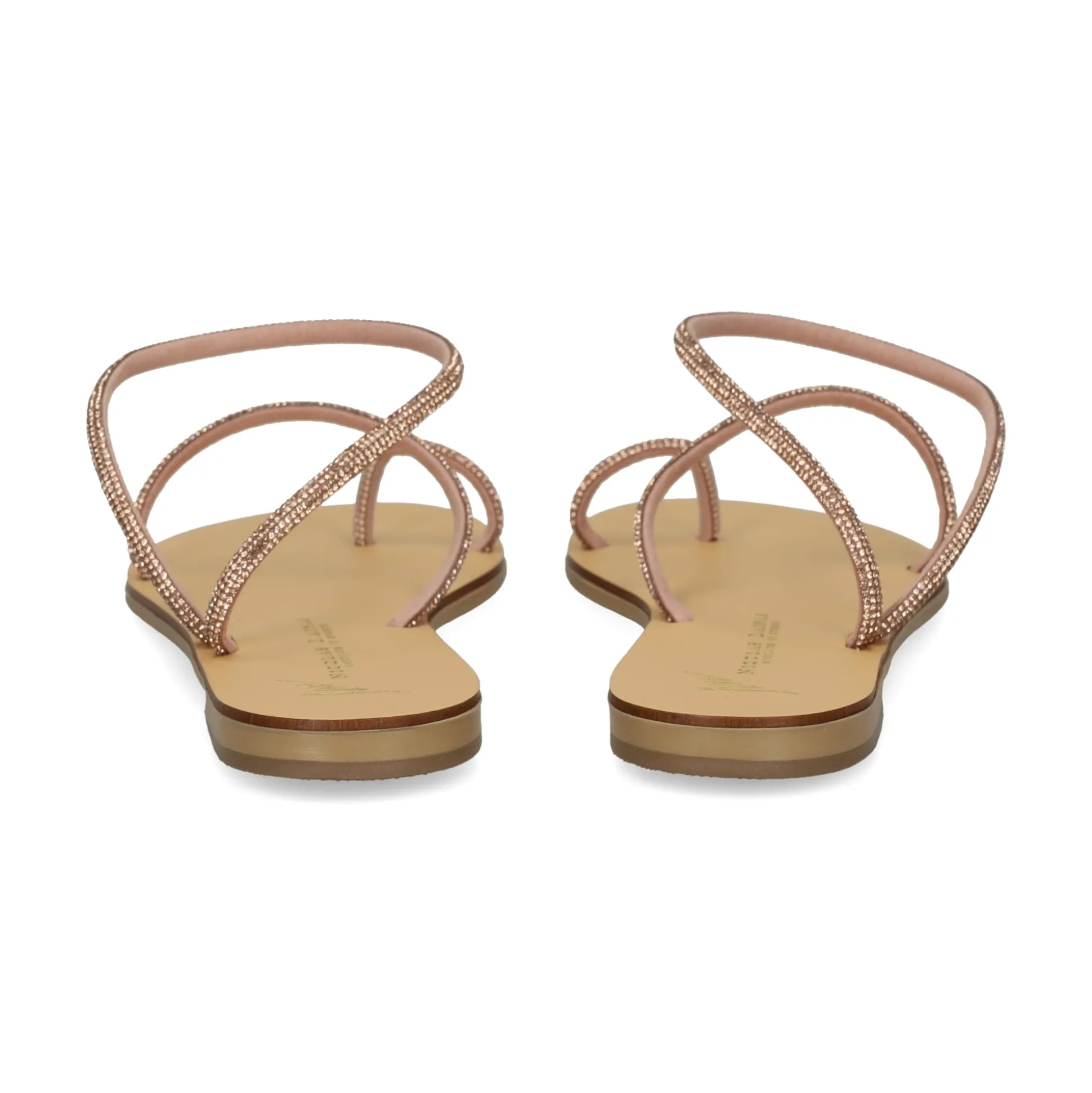 NICOLAS LAINAS Sandalias planas de Mujer 63-TC COBRE