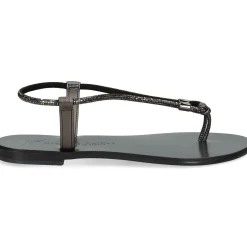 NICOLAS LAINAS Sandalias planas de Mujer 53-TCM GRAFITO