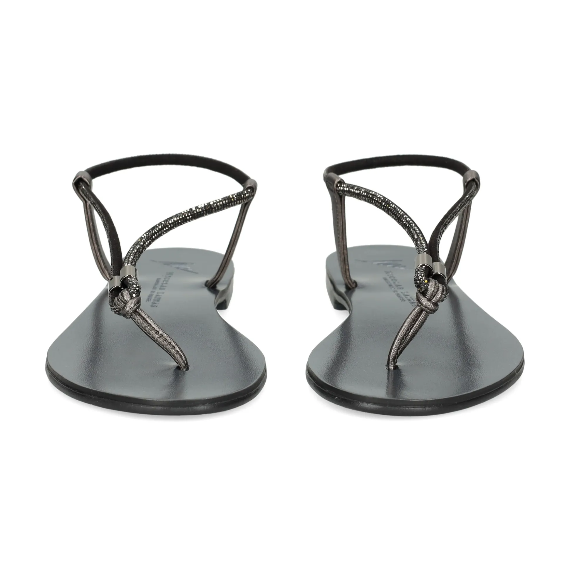 NICOLAS LAINAS Sandalias planas de Mujer 53-TCM GRAFITO