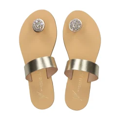 NICOLAS LAINAS Sandalias planas de Mujer 243-B ORO