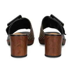 NOA HARMON Sandalias con plataforma de Mujer 009262-0067 NEGRO-CUERO