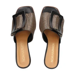 NOA HARMON Sandalias con plataforma de Mujer 009262-0067 NEGRO-CUERO