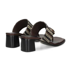 NOA HARMON Sandalias con tacón de Mujer 009227-0M55 MULTI MARRON