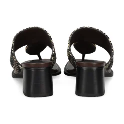 NOA HARMON Sandalias con tacón de Mujer 009227-0M55 MULTI MARRON