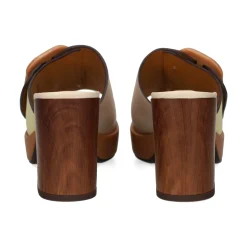 NOA HARMON Sandalias con plataforma de Mujer 009677-0M28 TAUPE MULTI