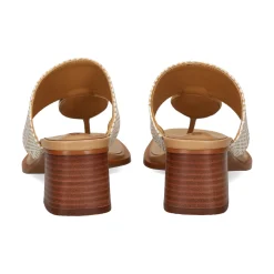 NOA HARMON Sandalias con tacón de Mujer 009227-0M00 MULTI BLANCO